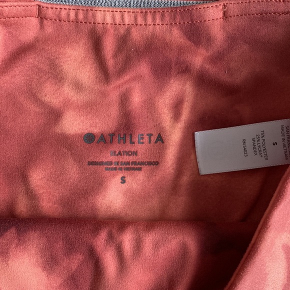 Size Small Athleta Orange Women’s Leggings - Picture 2 of 2